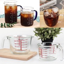 레벤호프 라면 이유식 비커 내열유리 계량컵 8종, 파이렉유리계량컵1000ml