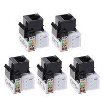 CAT5E RJ45 키스톤 잭 모듈 커넥터 벽 플레이트 패치 패널 용 이더넷