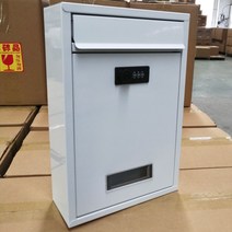 주택 택배함 단독주택 우편함 빈티지 야외 우체통 전원주택, 백평광(암호 잠금)