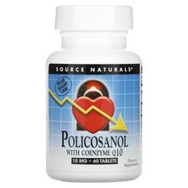 [미국직배]Source Naturals 폴리코사놀 코엔자임Q10함유 60정