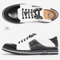 람다 골프 파두아 클래식 스파이크리스 골프화 WBK