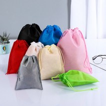 다용도 부직포 주머니 더스트백 조리개 파우치
