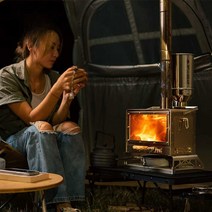 휴대용 벽난로 야외 장작 난로 캠핑 감성 화목난로, 캠핑벽난로 기본모델