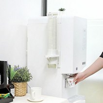 오피스 탕비실 카페 정수기 자석부착 종이컵 디스펜서, 단품, 단품
