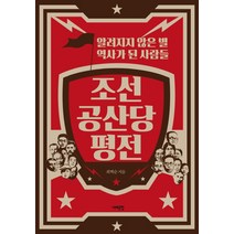 조선 공산당 평전:알려지지 않은 별 역사가 된 사람들, 서해문집, 최백순