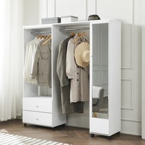 보잉보잉 1600 시스템 행거 수납 옷방 드레스룸 행거, 오크 (D1501OK)