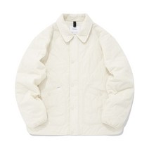 퀼팅 헌팅 자켓 아이보리