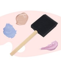 골든트리 붓자국없는 스폰지 붓 5cm 스펀지붓 페인트붓 폼브러쉬, 1개