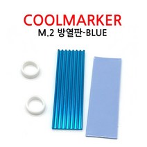 [에버쿨] COOLMARKER M.2 방열판 BLUE, 선택하세요