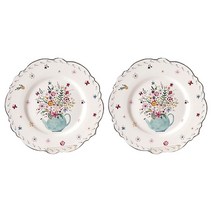 엘룸 플뢰르 접시 2p, 1세트, 21cm x 2p
