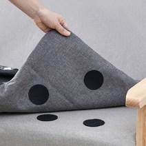 쇼파 침대 매트리스 미끄럼방지 고정 벨크로 매트 5p, 1미끄럼방지패드-원형