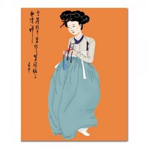 아트박스/아디코 DIY 페인팅 신윤복의 미인도 PK07 (40x50)