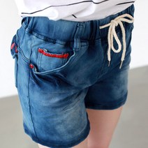 레드스티치 청반바지 4124