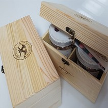 영지버섯 목함 선물세트 80g 2병, 1