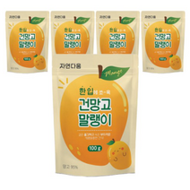 자연다움 한입 건망고 슬라이스, 35개, 100g