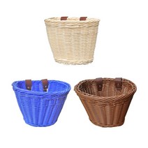 [발통마켓] 킥보드 라탄 바구니 자전거 클래식 미니 가방 유아 어린이, 라탄바구니(화이트)