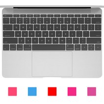 트루커버 맥북 키보드 보호 컬러 키스킨 7color, 뉴맥북 12인치(A1534), 핫핑크 1개
