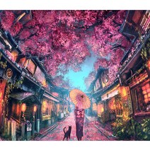 세진 NEW 보석십자수 제품 72가지 신제품 새로운 취미생활 보석 십자수 보석십자수, 33x44 사쿠라아 3