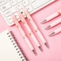 피치 복숭아 멀티펜 사무용 선물용 호텔 볼펜