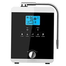 aQuasafe Home Water Ionizer | pH 2.8 to 11 Alkaline Water Machine | Antioxidant Potential up to -800, 1, Black