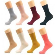 국산 여성용 크리스 골지 무지 양말 포인트양말