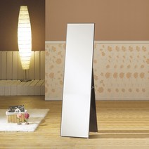 우드웰 스탠드형 패션 전신거울 400 x 1560 mm, 월넛