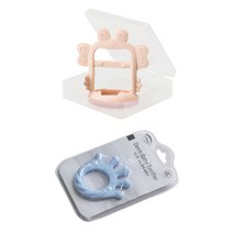 티지엠손빨기방지손목치발기(케이스포함)+손가락치발기, 손목치발기/꽃게핑크(+케이스)+손가락치발기