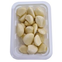 평창애 신선채소 손질채소 세척채소 무채 무생채 양파 마늘 대파 파 야채 김치 요리재료 음식재료, 깐마늘 100g