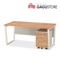 멜론 책상 서랍별도 (학생 컴퓨터 사무실), W1800 X D800 X H720:아카시아+블랙