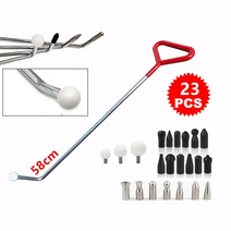 차찌그러짐 문콕 복원 dent repair rod hook tool dent 우박 공구, 58cm 막대
