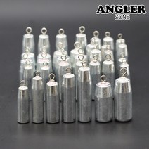 앵글러존 무게추 봉돌 5개입 8~40호 (우럭 문어낚시)
