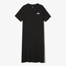 노스페이스 여성 코튼 반팔 원피스 NT7ZP40 블랙
