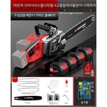 기계톱 동력톱 고지톱 무선 소형 벌목 전기톱, 17. 16인치 브러시리스톱나무왕【38990000H】사