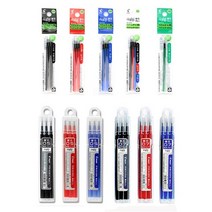 파이롯트 지워지는 프릭션 볼펜 리필심 3색펜전용 0.38mm 0.5mm, 0.38 1Set, 레드