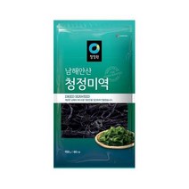 청정원 맛있는밑반찬 남해안산 청정 미역 60인분 맛있는 돌답례품 냉국 150g 간단한요리 간편식, 3개