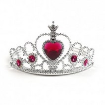 윈지커머스_221102 [WINZI_몰] 대머리변장 변신용품 금왕관 파티헤어띠 이쁜머리띠, 큐빅왕비왕관 12개, 블루 12개 _JMOC