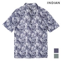[INDIAN]남성 트로피컬 프린트 티셔츠
