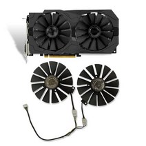 AMD RX470 RX570 게이밍 비디오 카드 냉각 팬을 위한 ASUS ROG 스트릭스 듀얼 RX 470 570를 Cavabien 새로운 95MM PLD10010S12H 냉각기, A Pair