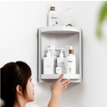 욕실장교체 욕실 화장실 무타공 슬라이딩장 슬라이드장 장식장 수건장 상부장, 아이보리