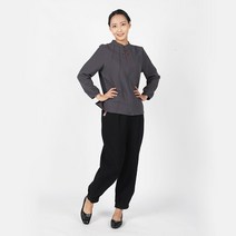 리예 다이아 엠보싱 블라우스 티 바지 여성 봄 가을 생활 계량 개량한복 절복