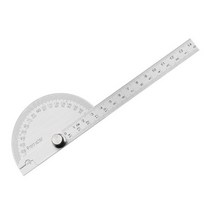 180 도 각도기 목공 각도 측정기 측정 눈금자 측정기 조정 가능한 견고도 각도계, 14cm, 02 14cm