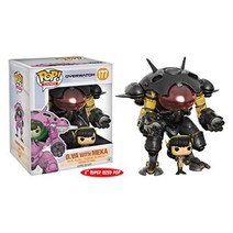 Funko 팝 오버워치 디바 위드 메카 비닐 피규어 버디 독점 탄소 섬유 소재