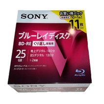 SONY 소니 블루레이 BD-RE 반복 녹화용 25GB V시리즈 10BNE1VLPS2 (10장입)