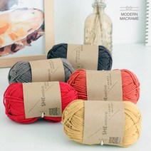 마크라메 코바늘실 2mm 32컬러 뜨개실 코바늘 뜨기 재료