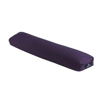 Hugger Mugger Pranayama 요가 볼스터 - 블루 매우 단단함 깊은 호흡이나 발목 아래에 사용 미국에서 수작업으로 제작, Plum