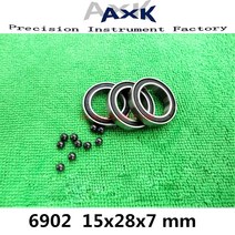 2021 Limited 6902 하이브리드 세라믹 베어링 15x28x7 Mm Abec-1 1 Pc 자전거 하단 브래킷 예비 6902rs Si3n4 볼 베어링
