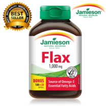 자미에슨 아마씨유 플랙시드오일 1000mg 200정 캐나다산 식물성 오메가3 FLAX 아마씨유캡슐, 1개, 200소프트젤