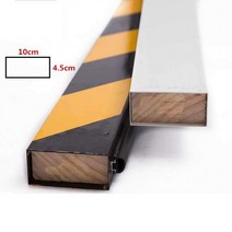 도로 게이트 주차장 자동차 경비 출입바 가드, 104.5cm 사각 극 노란색과 검정색 5미터