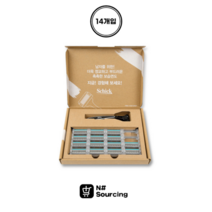 쉬크 쿼트로4 티타늄 날14입+면도기