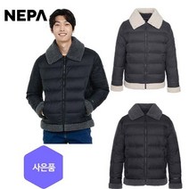 네파 남성 라이프스타일 무스탕 구스다운점퍼(7G72045 프라자점 사은품증정)